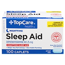 Top Care Night Time Sleep Aid Fast Caps, 100 each