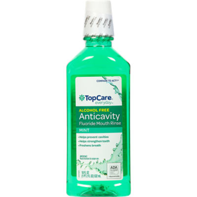 TopCare Anticavity Flouride Rinse Mint, 18 fl oz