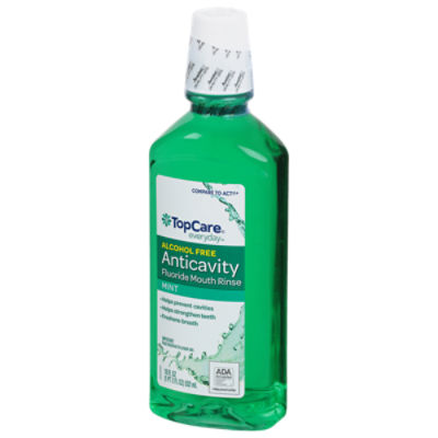 TopCare Anticavity Flouride Rinse Mint, 18 fl oz