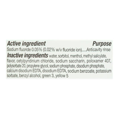TopCare Anticavity Flouride Rinse Mint, 18 fl oz
