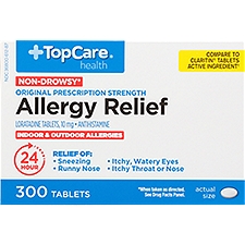 Top Care Allergy Relief Loratadine, 300 each