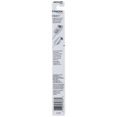 TopCare Toothbrush Clean + Medium, 1 each