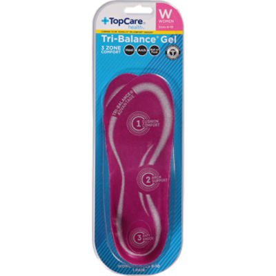 TopCare 3Zone Support Insoles - Women's, 1 each