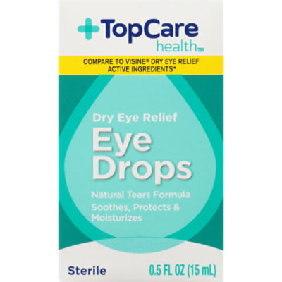 TopCare Eye Drops Dry Eye Relief, 0.5 oz