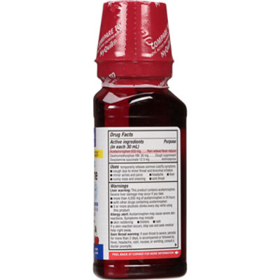 TopCare Nitetime Cold/Flu - Cherry, 8 oz