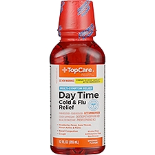 Top Care Cold and Flu Relief Daytime - Original Flavor, 12 oz, 12 Ounce
