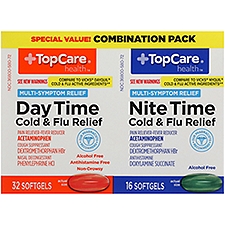 Top Care Day Time Nite Time Cold & Flu, 48 each, 48 Each