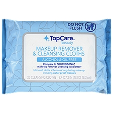 Top Care Make Up Remover - Cleansing, 25 each, 25 Each