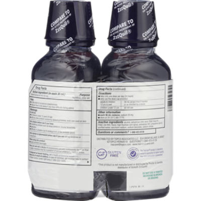 Top Care Zzz Sleep Aid Twin Pack, 24 oz
