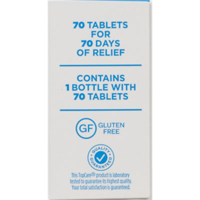 TopCare Allergy Relief Loratadine 10mg Tablets, 70 count