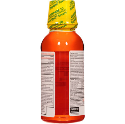 TopCare Guaifenesin Daytime Severe Cold & Flu Liquid, 12 oz