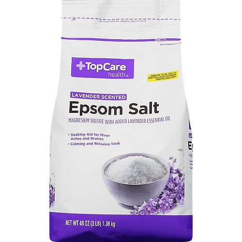 Top Care Epsom Salt - Lavender, 3 pound