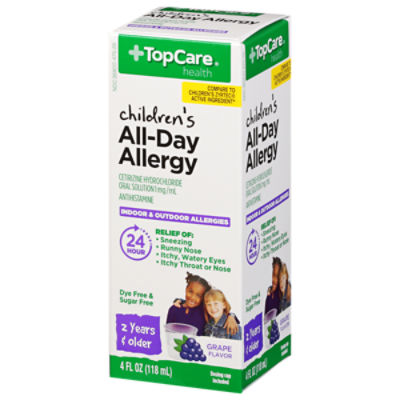 TopCare Children's All Day Allergy Cetirizine, 4 fl oz Image 2 of 6