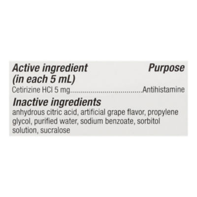 TopCare Children's All Day Allergy Cetirizine, 4 fl oz Image 6 of 6
