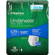 Top Care Men Protective Underwear, Contains 18, 1 each, 1 Each