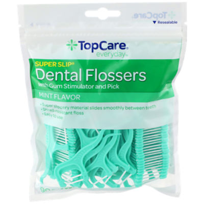 TopCare Dental Flossers Fine, Contains 90, 1 each, 1 Each