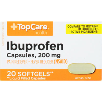 Top Care Ibuprofen Capsules 200 MG