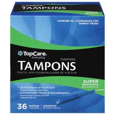 Playtex Sport Plastic Tampons Unscented Super Absorbency - 18