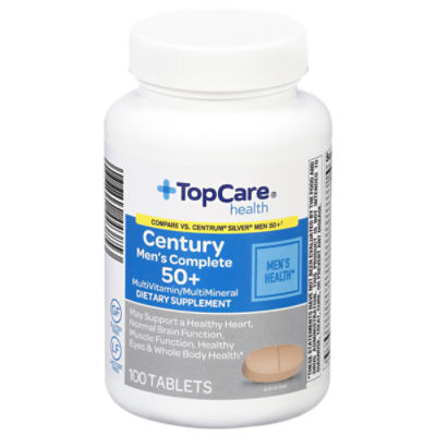 TopCare Century Mens Complete 50+ Multivitamin Dietary Supplement