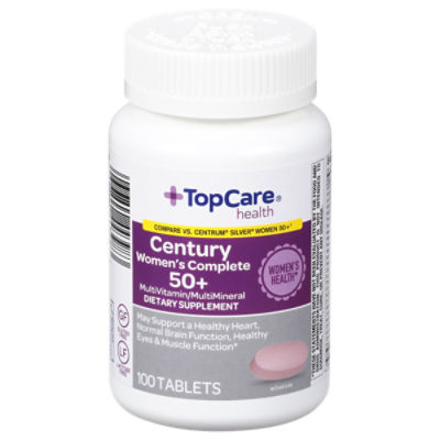 TopCare Century Womens Complete 50+ Multivitamin Dietary Supplement