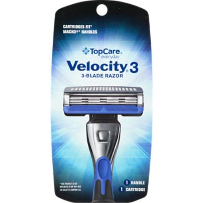 TopCare Everyday Velocity 3 Blade Razor, 1 each, 1 Each