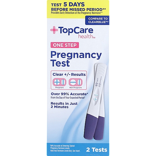 TOP CARE TC PRGNCY TEST 2CT   , 2 each