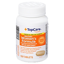 Top Care One Daily Womens Formula Multivitamin Dietary Supplement