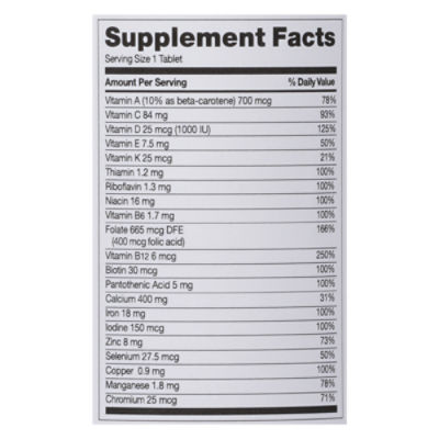 TopCare One Daily Womens Formula Multivitamin Dietary Supplement Image 2 of 3