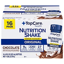 Top Care Nutrisure Nutrition Shake Original - Chocolate, 128 fl oz