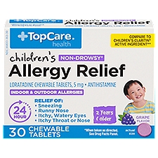 Top Care Childrens Allergy Relief Chewable Tablets