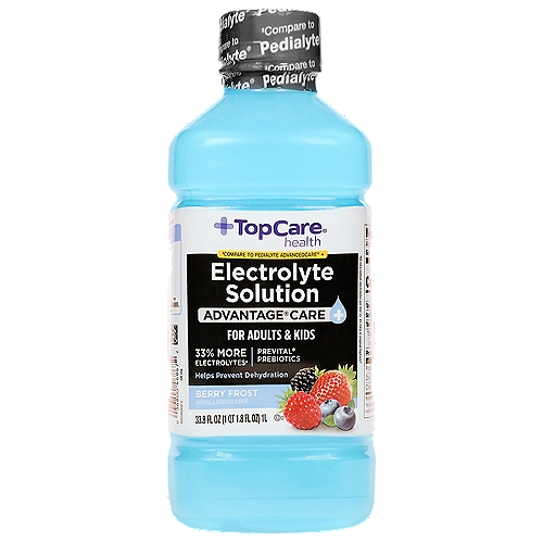 Top Care Oral Electrolyte Advanced Care Plus Berry Frost, 33.8 Fl Oz.