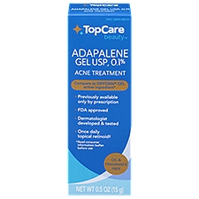 Top Care Adapalene Gel, .1% Acne