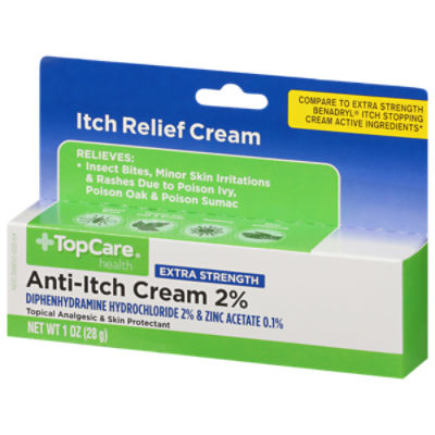 TopCare Diphenhydramine Anti-Itch Cream, 1 oz