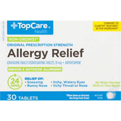 TopCare Allergy Relief Adult Loratadine 10mg ODT, 30 count