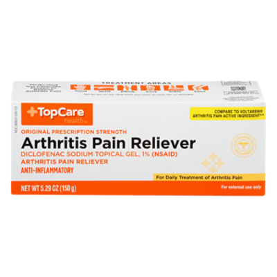 TopCare Original Prescription Strength Diclofenac Arthritis Pain Reliever, 5.29