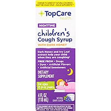 Top Care Children's Cough Syrup, 4 fl oz, 4 Fluid ounce