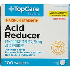 Top Care Acid Reducer Maximum Strength Tablets