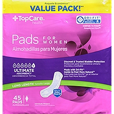 Top Care Bladder Control Pads For Women