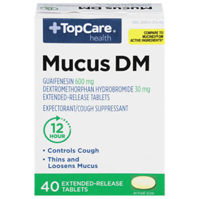 TopCare Guaifenesin Mucus DM Extended Release Tablets 60MG