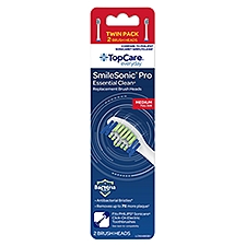 Top Care Smilesonic Pro Essential Clean Replacement Brush Heads