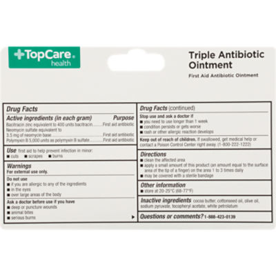 TopCare Triple Antibiotic Ointment - Original Strength, 1 oz