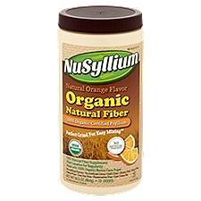 NuSyllium Natural Orange Flavor Organic Fiber, Supplement, 30.5 Ounce