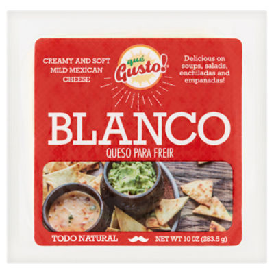 Qué Gusto! Blanco Cheese, 10 oz