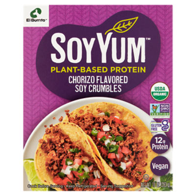 SoyYum Chorizo Flavored Soy Crumbles, 10 oz