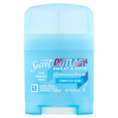 Secret Outlast Completely Clean Antiperspirant / Deodorant, 0.5 oz