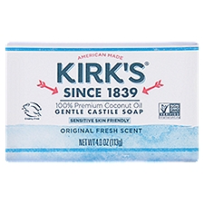 Kirk's Original Fresh Scent Gentle Castile Soap, 4.0 oz