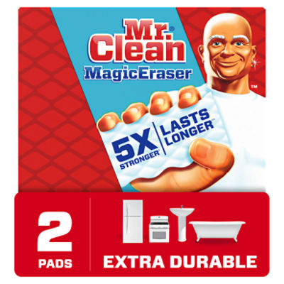 Mr. Clean MagicEraser Extra Durable Household Cleaning Pads, 2 count