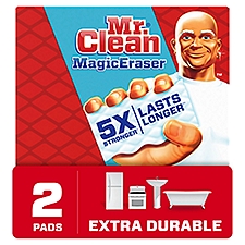 Mr. Clean MagicEraser Extra Durable Household Cleaning Pads, 2 count