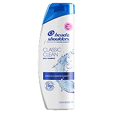 Head & Shoulders Classic Clean, Dandruff Shampoo, 13.5 Fluid ounce