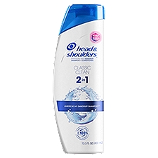 Head & Shoulders Classic Clean 2-in-1 Anti-Dandruff Shampoo, 13.5 Fluid ounce